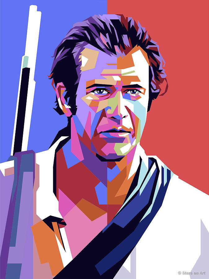 Mel Gibson by Stars on Art Mel Gibson by Stars on Art