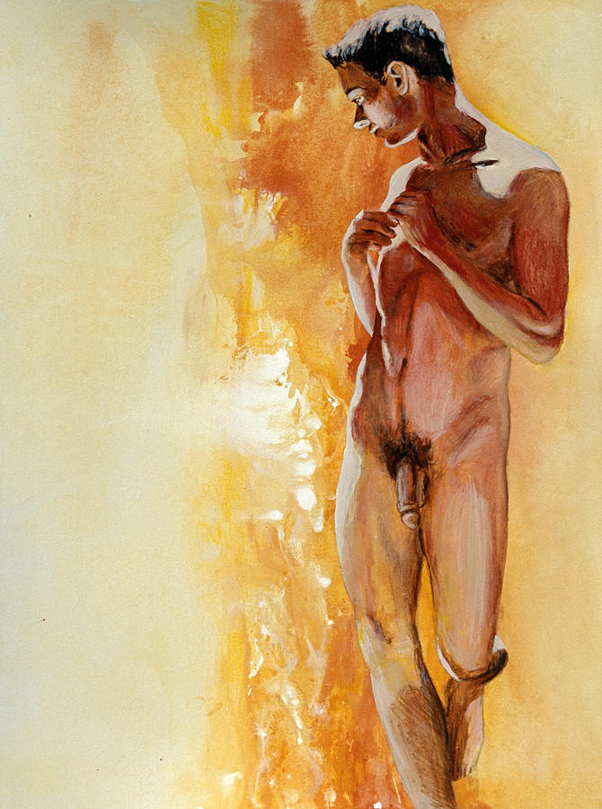 Melancholy Nude  Painting by Rene Capone