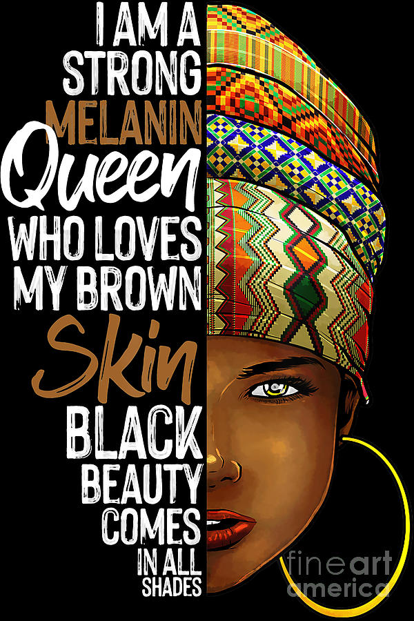 African American Abstract Canvas Art Black Lives Matter Pride Melanin –  BigProStore