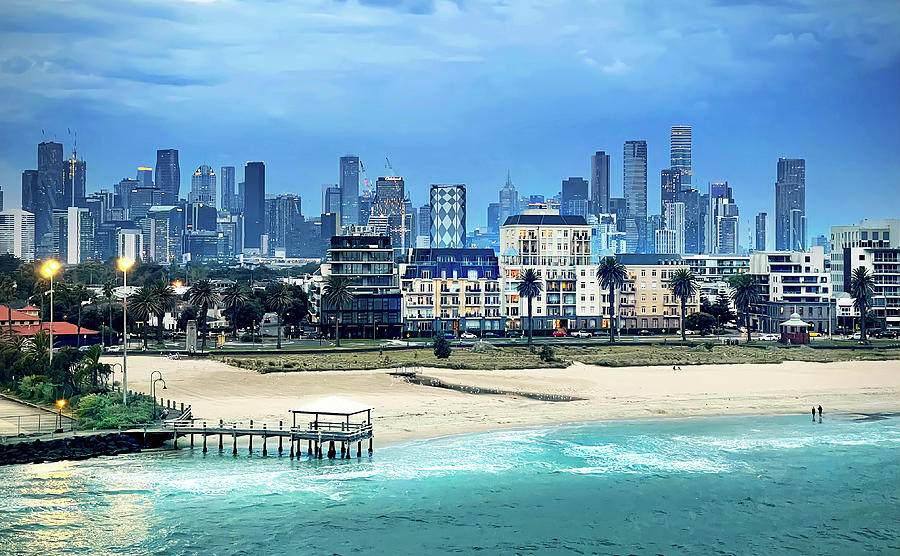 Melbourne Coast at Dusk Photograph by Rob Lang