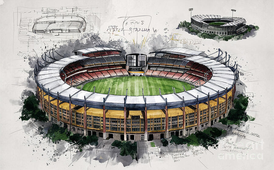 Melbourne Cricket Ground Australian Stadium Cricket Stadium Football ...