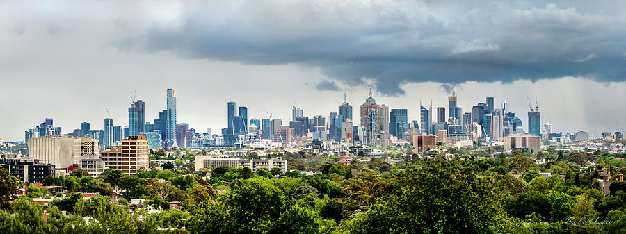 Melbourne Skyline Photograph