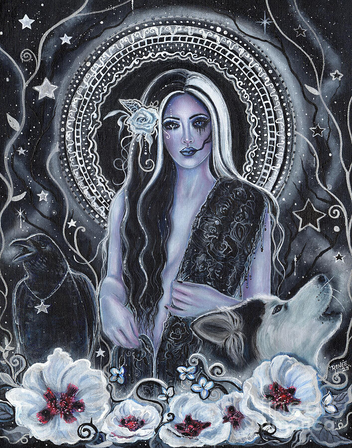 Melinoe Goddess Painting By Renee Lavoie - Fine Art America