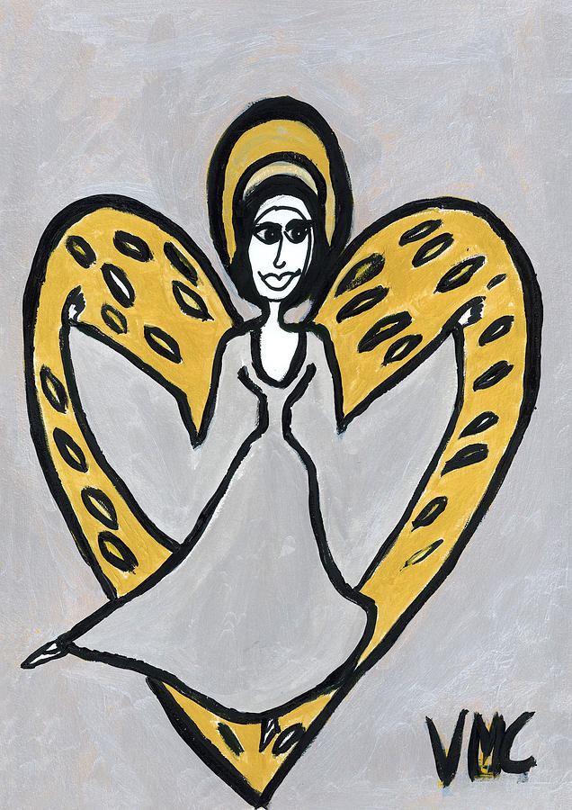 Mellatrea Angel Painting by Victoria Mary Clarke