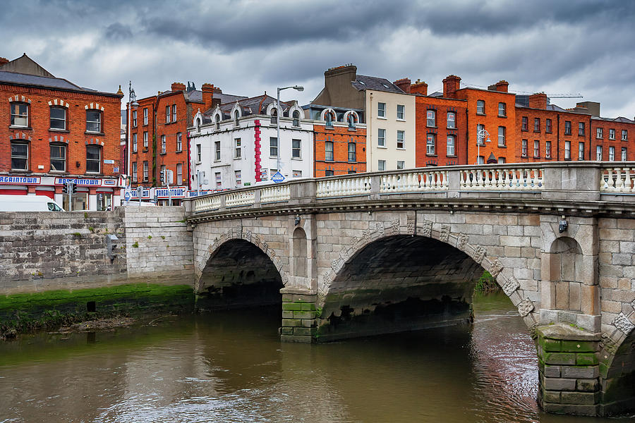 Mellows Bridge on River Liffey in Dublin Photograph by Artur Bogacki