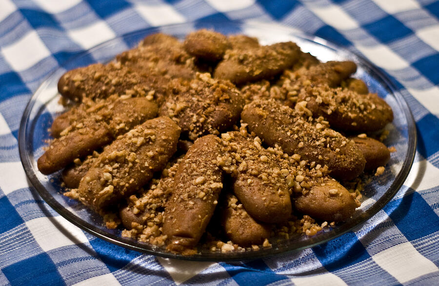 Melomakarona Greek traditional Christmas sweets Photograph by We all live under the same sky!