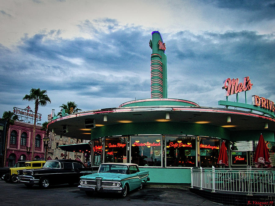 Mels Diner Universal City Florida  Photograph by Rene Vasquez