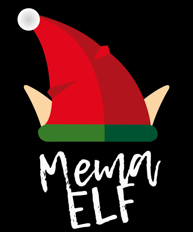 Mema Elf Christmas Costume Digital Art by Flippin Sweet Gear