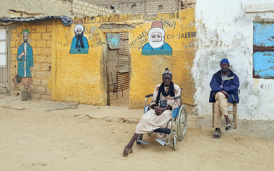 Members of the Tariqa (brotherhood) Qadiriyya (Sufi order) living here, Saint-Louis, Senegal Photograph by Frans Sellies