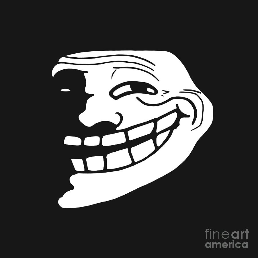 Meme Trollface Coolface Problem Meme Digital Art By Noel K Landry ...