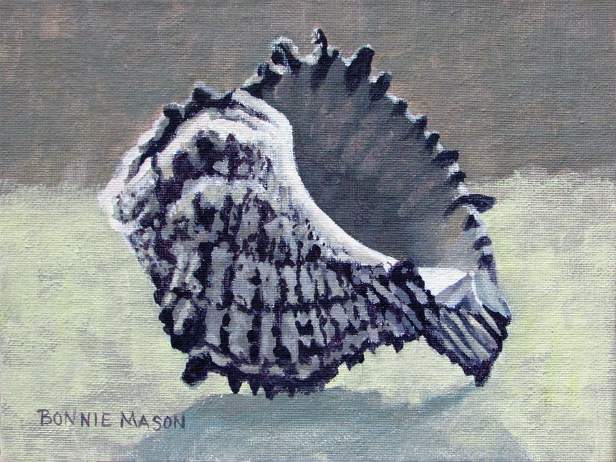 Beach Painting - Memento II - Sea Treasure by Bonnie Mason