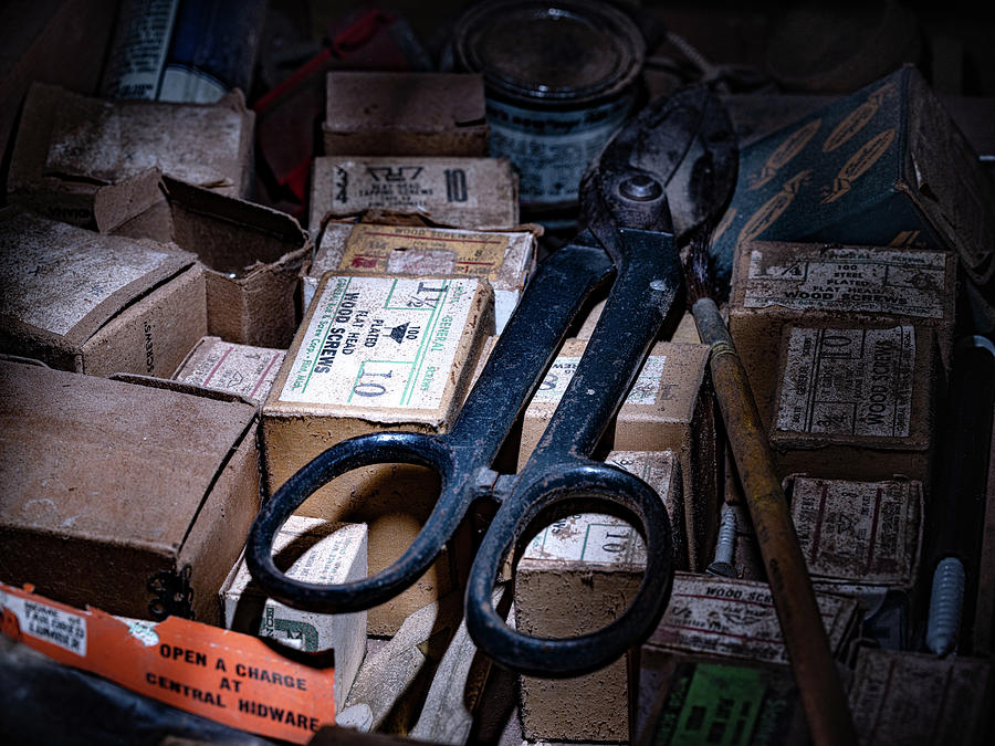 Memorable Junk Drawer Photograph by Dennis Dame