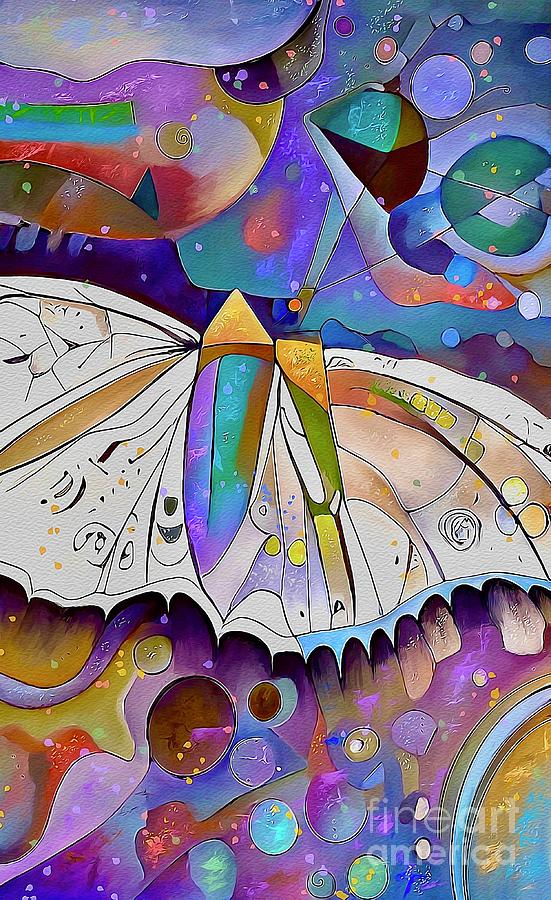 Memorable Moth Digital Art by Lauries Intuitive