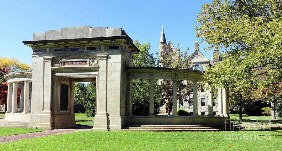 Memorial Arch and Peters Hall Oberlin College 4598 Photograph by Jack Schultz