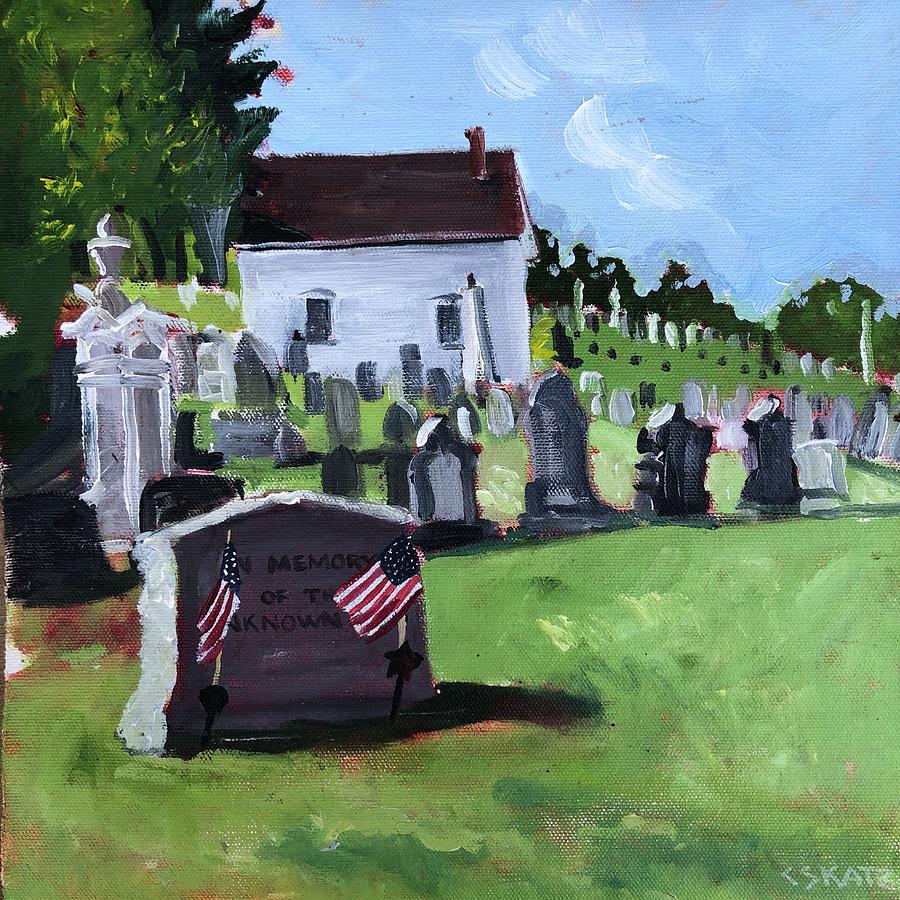 Memorial Day Painting by Cyndie Katz