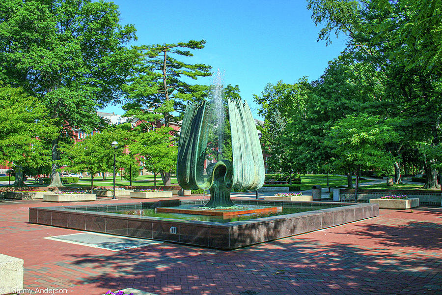 Memorial Fountain 2 Photograph by Tommy Anderson