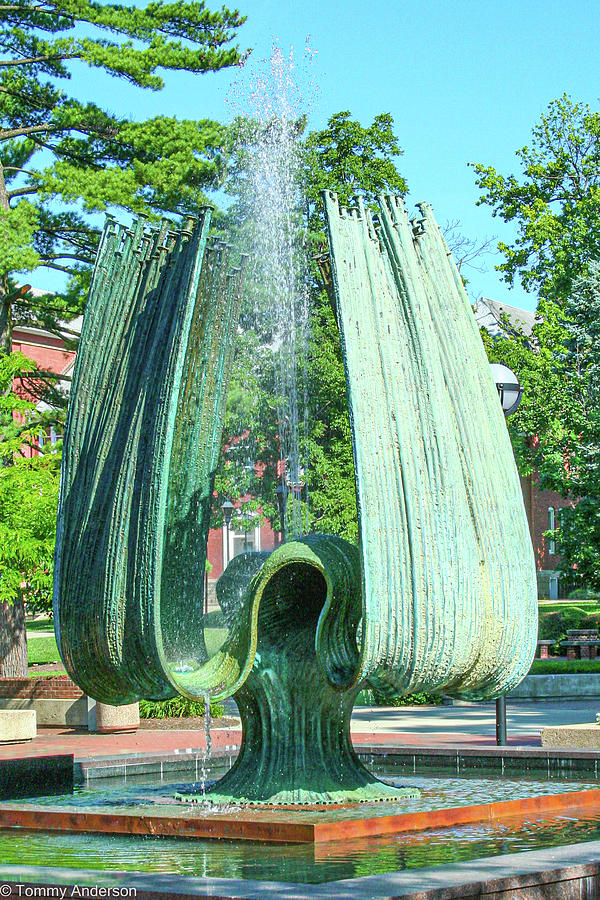 Memorial Fountain 3 Photograph by Tommy Anderson