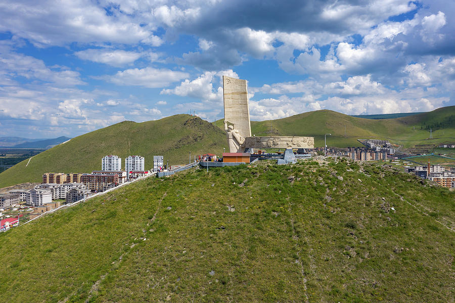 Memorial on Zaisan Tolgoi in Ulaanbaatar Photograph by Mikhail Kokhanchikov