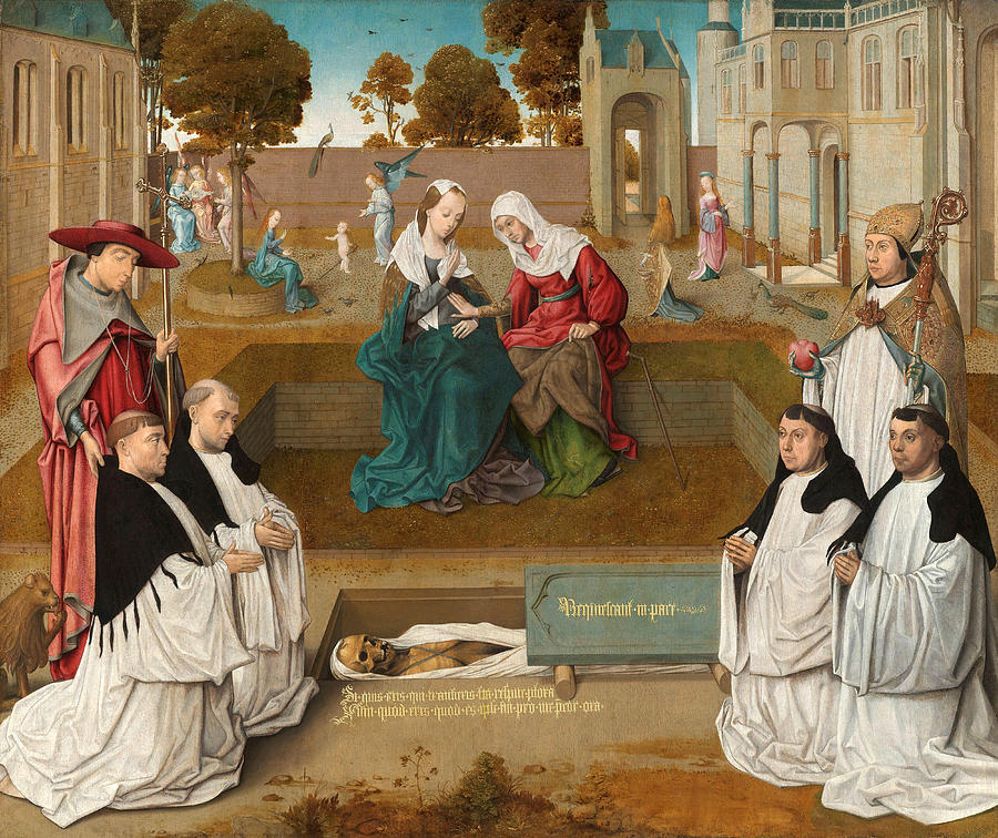 Memorial tablet Painting by Master of the Spes Nostra