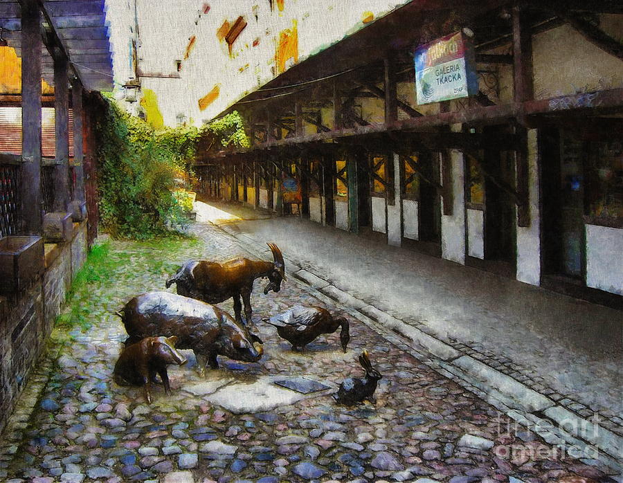 Memorial to Slaughtered Animals, Wroclaw Digital Art by Jerzy Czyz