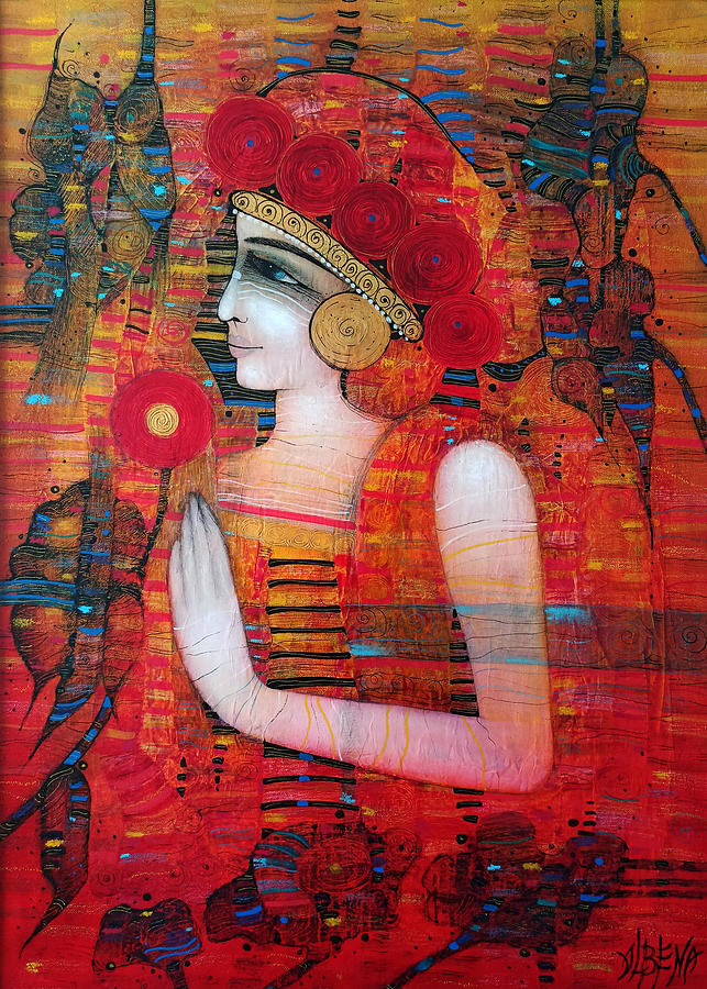Memories are flowers of time Painting by Albena Vatcheva
