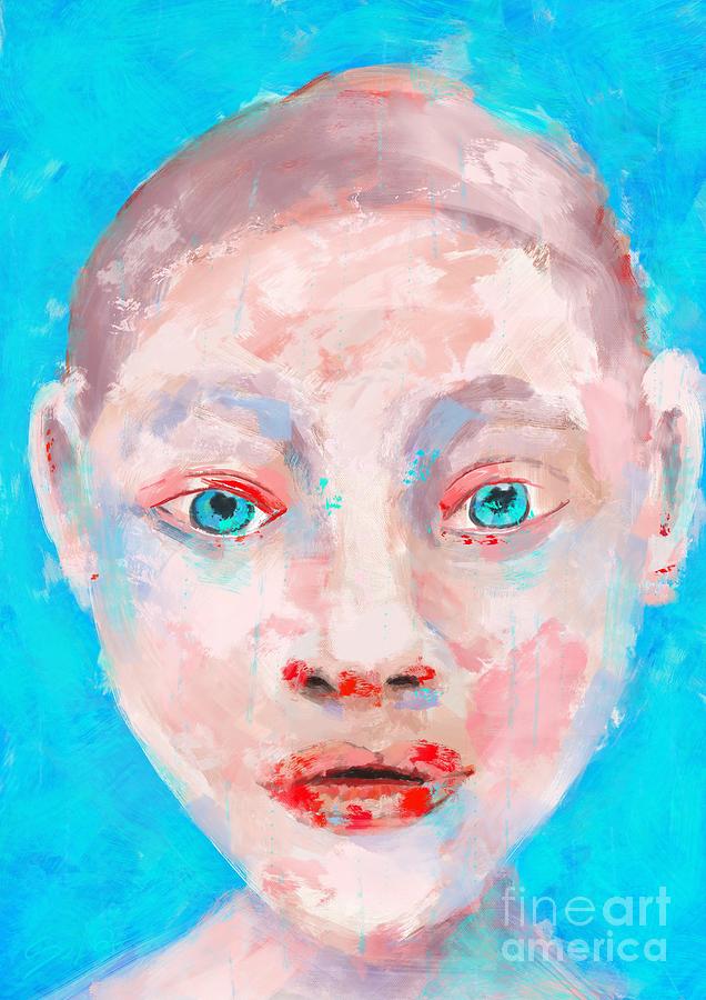 Memories of Blue Painting by Lidija Ivanek - SiLa