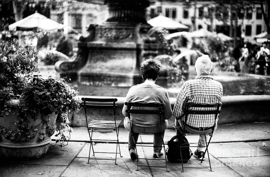 Memories of Bryant Park in New York City Photograph by John Rizzuto