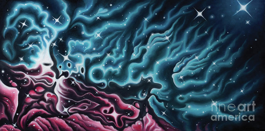 Memories of Stardust Painting by Tiffany Davis-Rustam