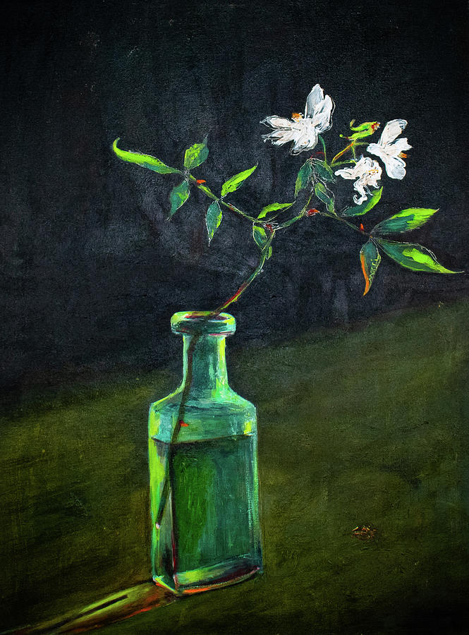 Memories of Wild Roses Painting by Morri Sims