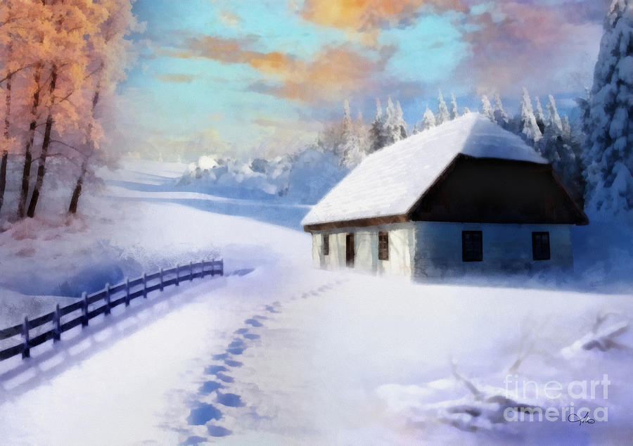 Memories of Winter Painting by Mo T