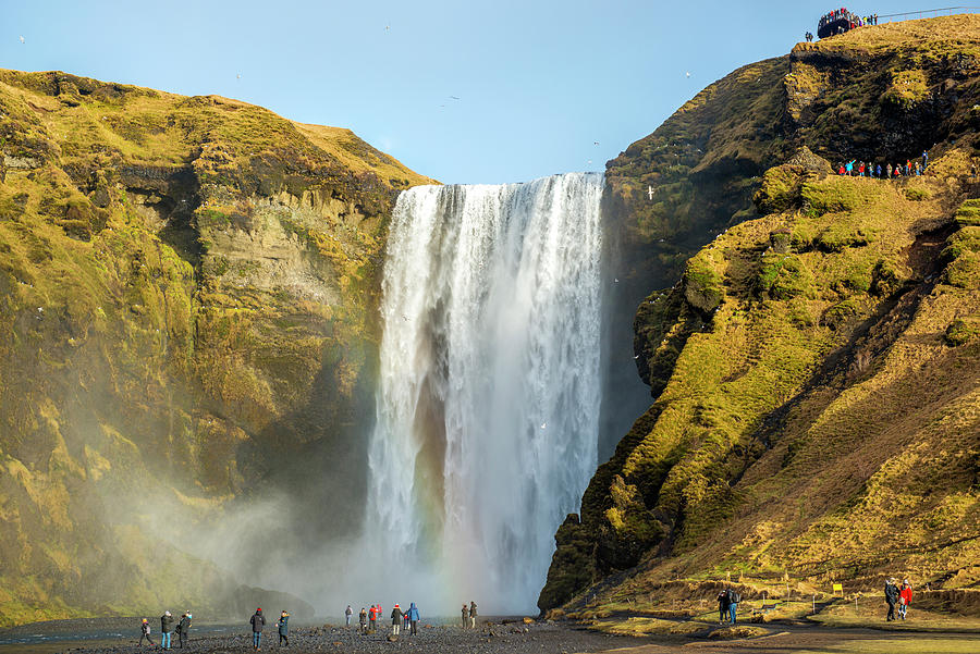 Memory of Skogafoss waterfall, Iceland Photograph by Dubi Roman