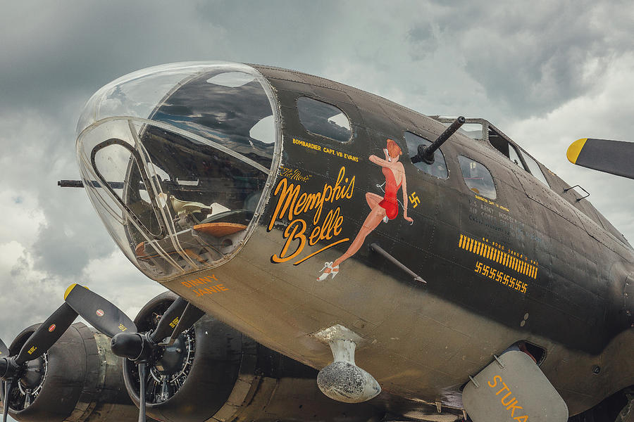 Memphis Belle B-17 Flying Fortress Nose Art Photograph by Jeremy Warner