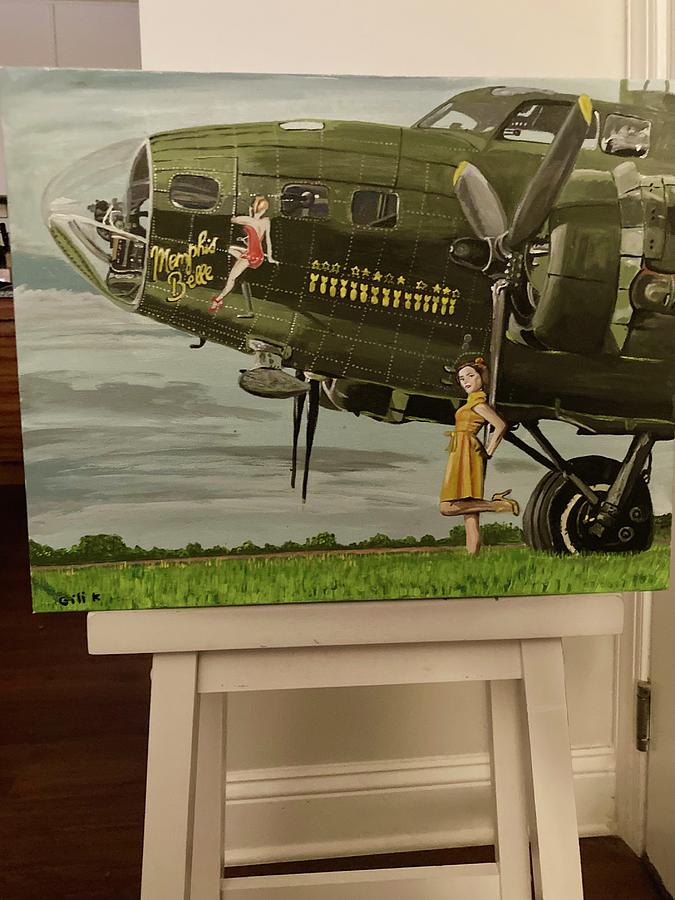 Memphis Belle Painting By Gili Kieffer - Fine Art America