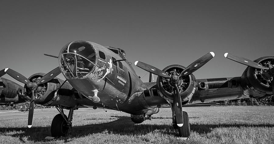 Black And White Photograph - Memphis Belle by Phil And Karen Rispin