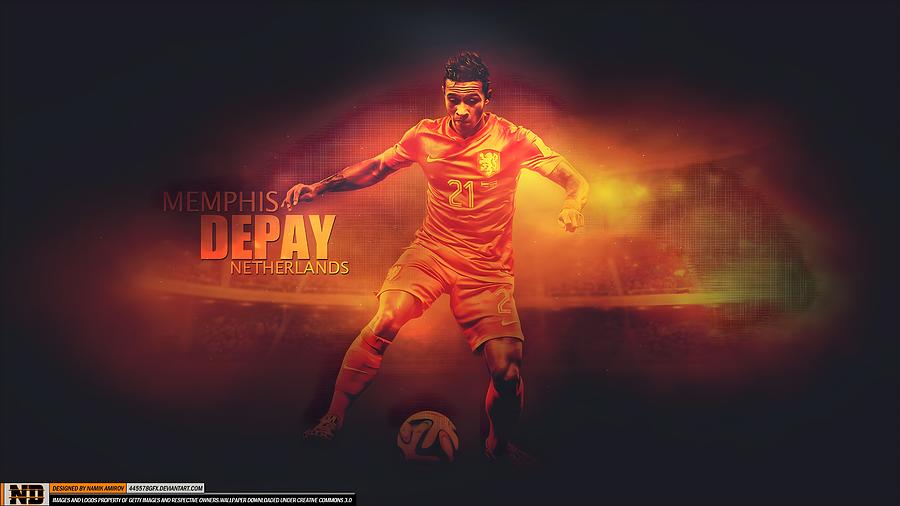 Memphis Depay Digital Art by Celestina Paul - Fine Art America