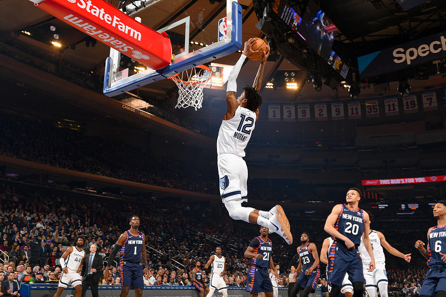 Memphis Grizzlies v New York Knicks Photograph by Jesse D. Garrabrant