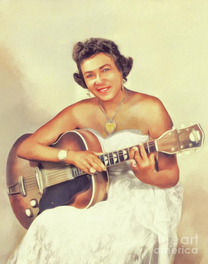 Memphis Minnie, Music Legend Painting