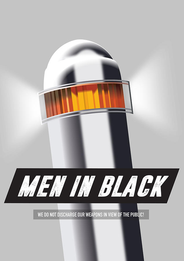 Men In Black Digital Art - Men in Black - Alternative Movie Poster by Movie Poster Boy