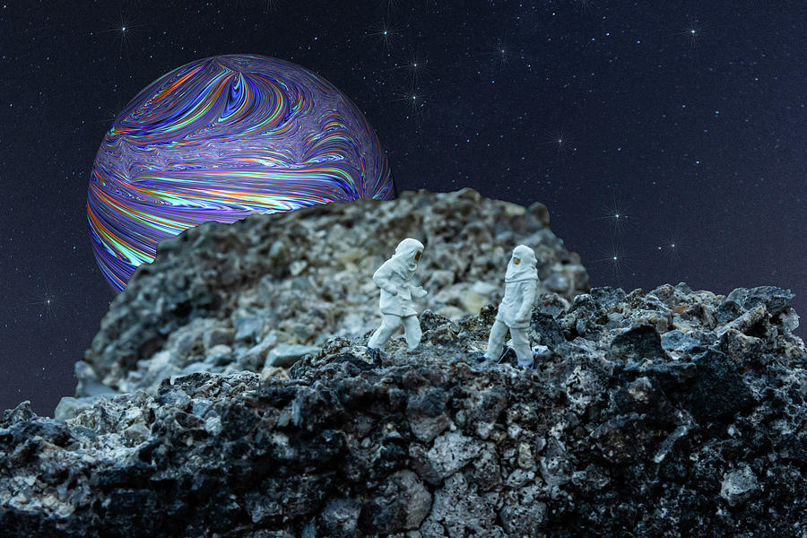 Men On The Moon Digital Art
