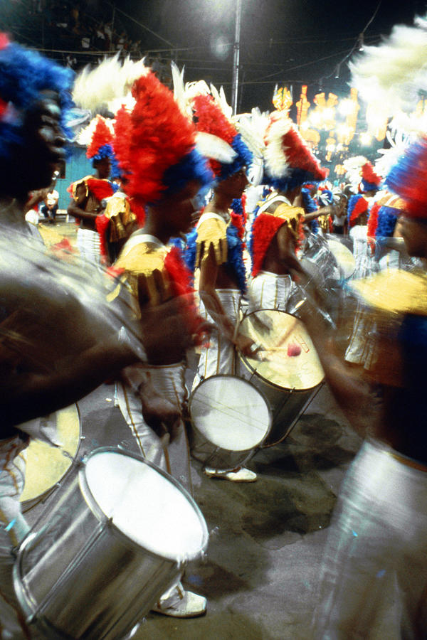 Men Playing Drums Photograph by John Foxx