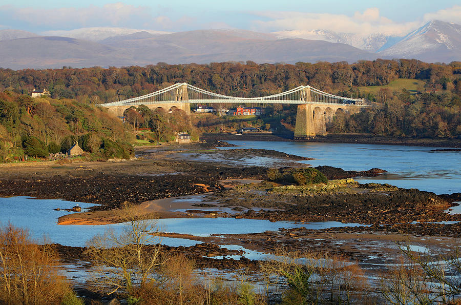 Menai Bridge April 2022 Photograph By Raymond And Eleta Kerr Fine   Menai Bridge April 2022 Raymond Kerr 