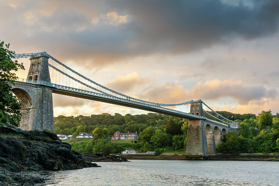 Menai Suspension Bridge Photograph By Jim Monk Fine Art America   Menai Suspension Bridge Jim Monk 