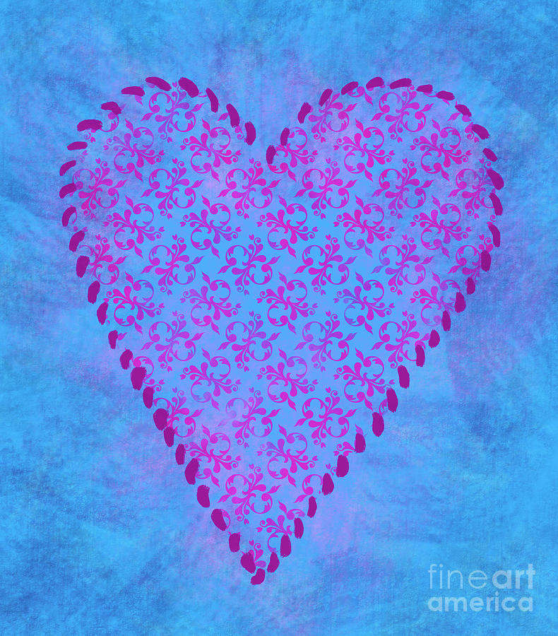 Valentines Day Digital Art - Mended Heart by Iris Richardson