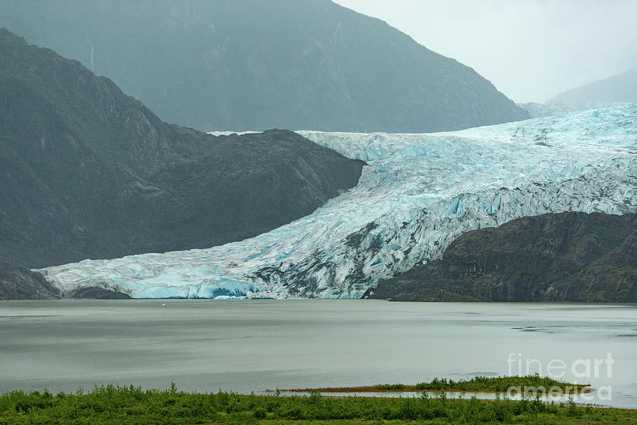 Alaska Photograph - Mendenhall Glacier #2 by Nancy Gleason