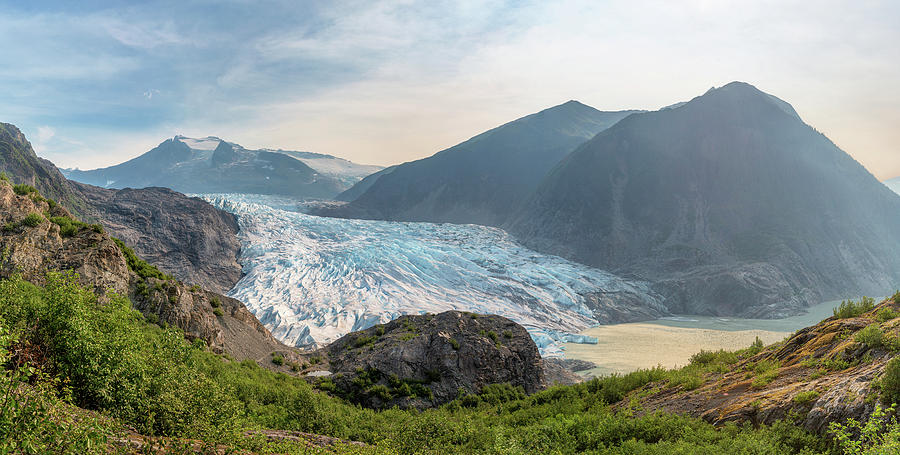 Mendenhall Glacier Photograph by Alex Mironyuk