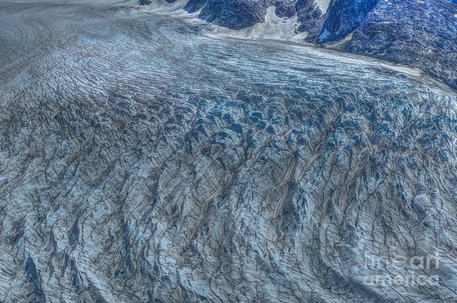 Mendenhall Glacier in Juneau, Alaska Photograph by Joe Ng
