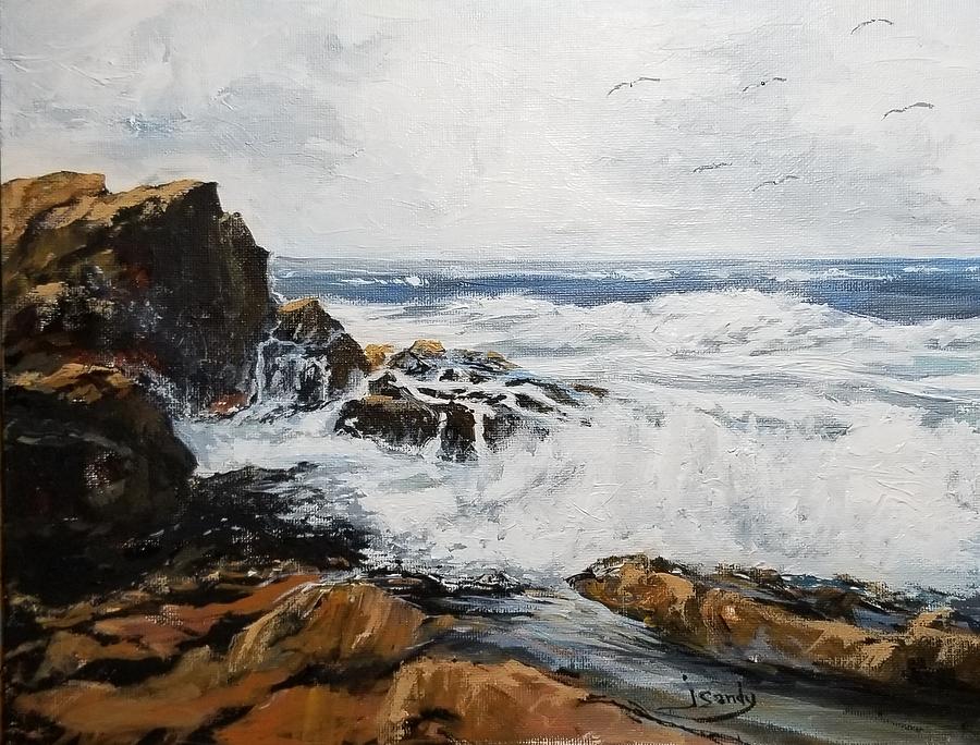 Mendocino Painting by Jsandy Originals - Fine Art America