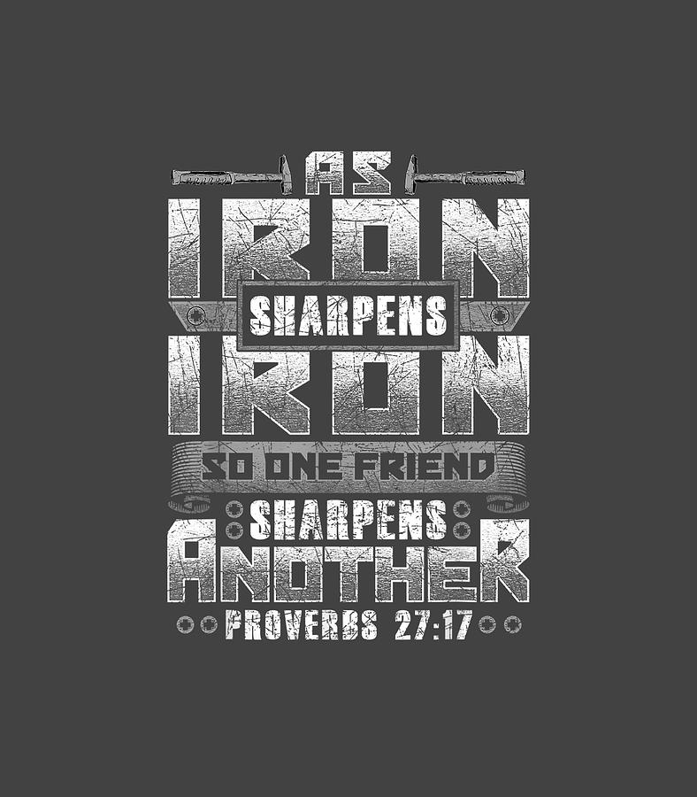 Coffee Mug | Iron Sharpens Iron | Christian Bible Verse Mug | Friend  Sharpens Friend | Best Friend Gift | Hostess Gift | Birthday Gift