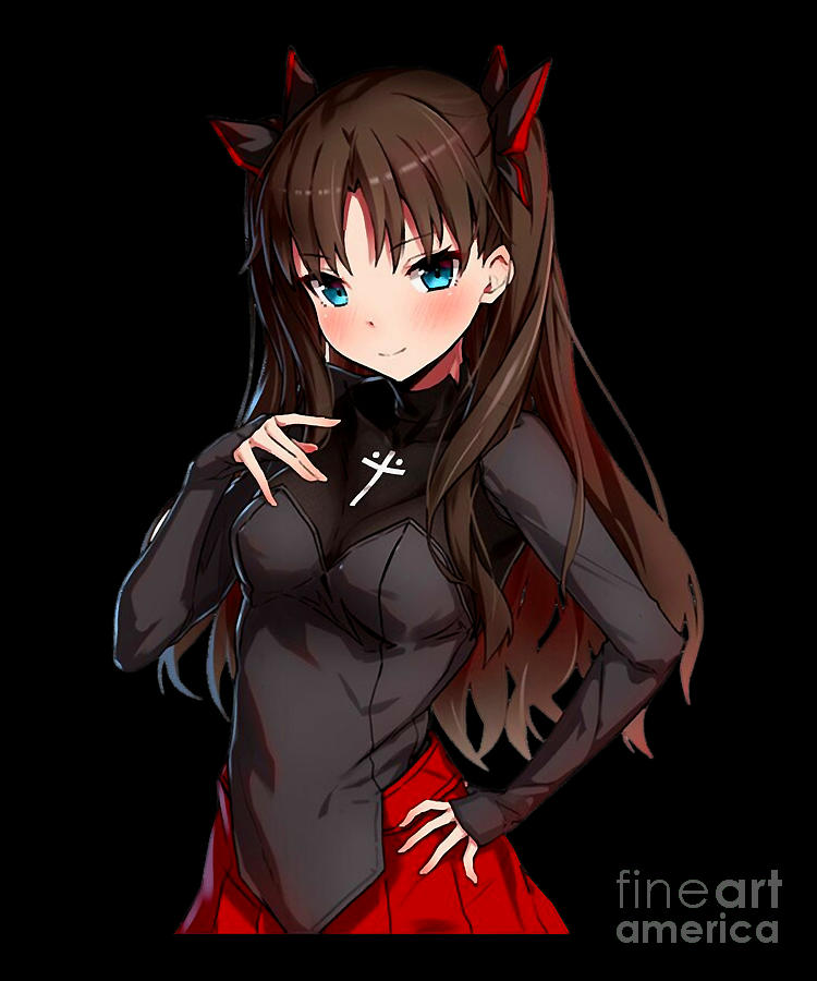 Mens Best Fate Rin Stay Tohsaka Night Gift Movie Fans by Anime Chipi