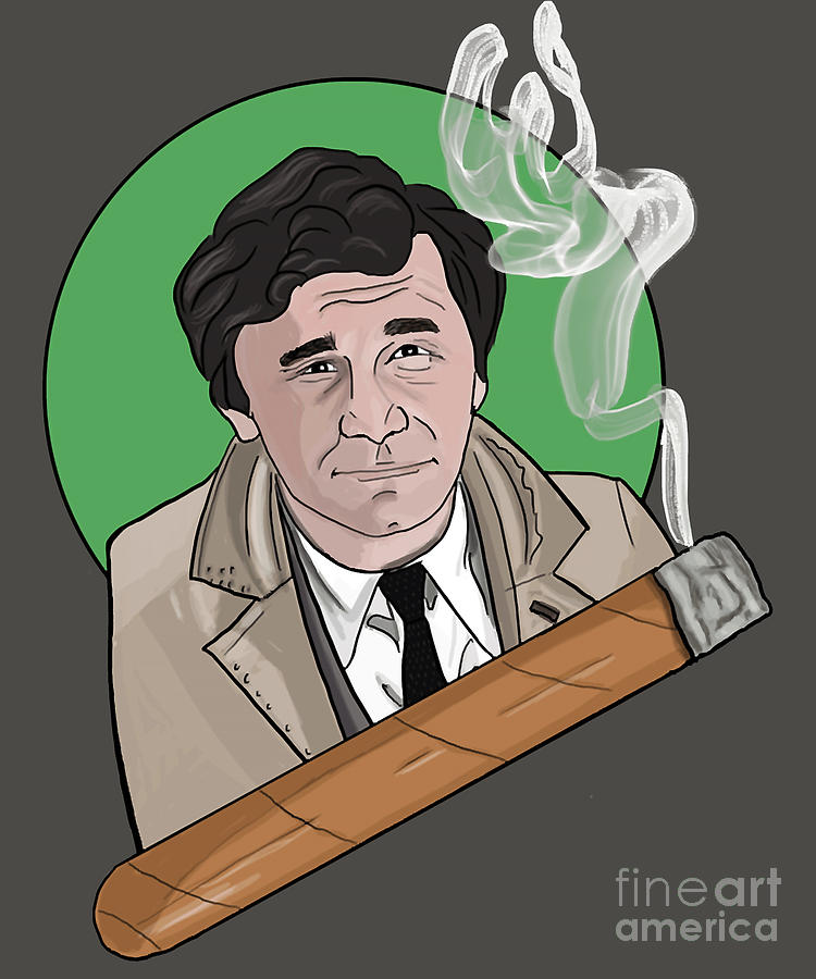 Mens My Favorite Columbo Gifts Music Fans Classic Digital Art by Deshae ...